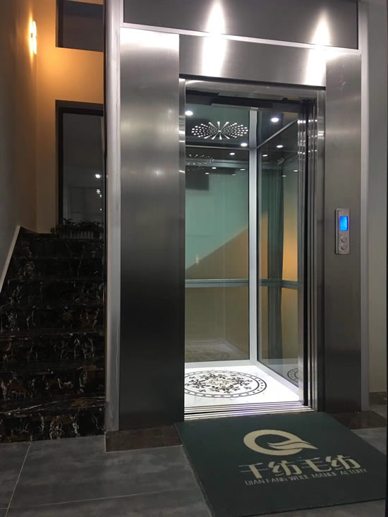 钢带式_铝合金井道_观光电梯