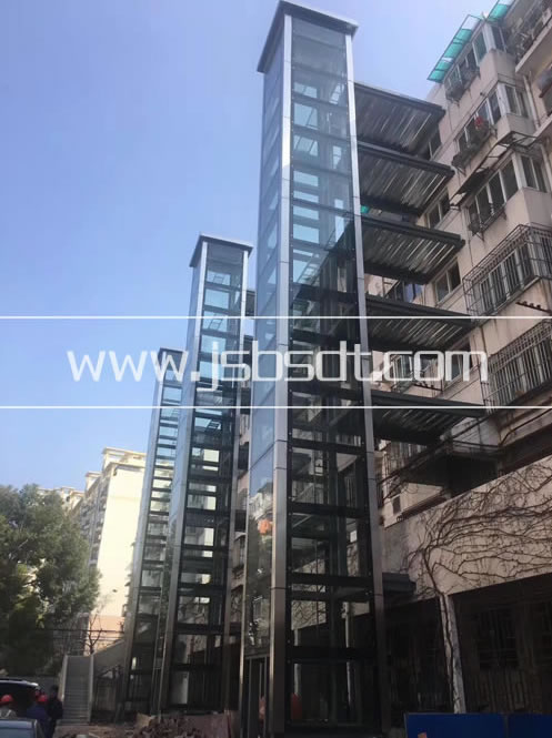 6层旧楼加装电梯图片